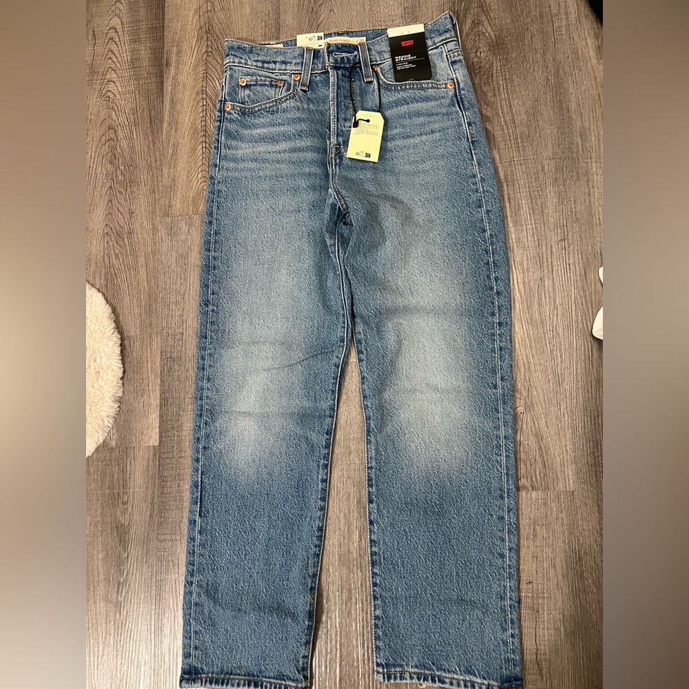 Levi's Blue Straight Leg Jeans